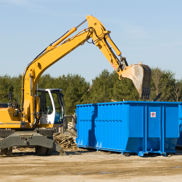 what size residential dumpster rentals are available in Springdale South Carolina